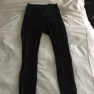 Lululemon Wonder Under Mesh Tights